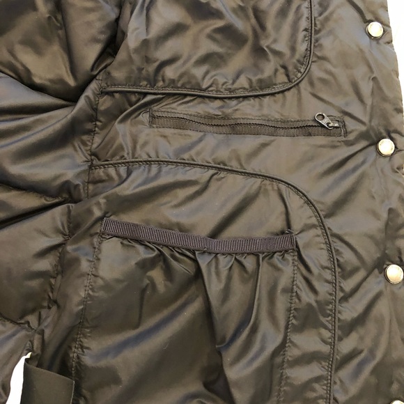 All days Lululemon Nylon/Goose Down Long Black Puffer Vest (Size 4) - Picture 5 of 6